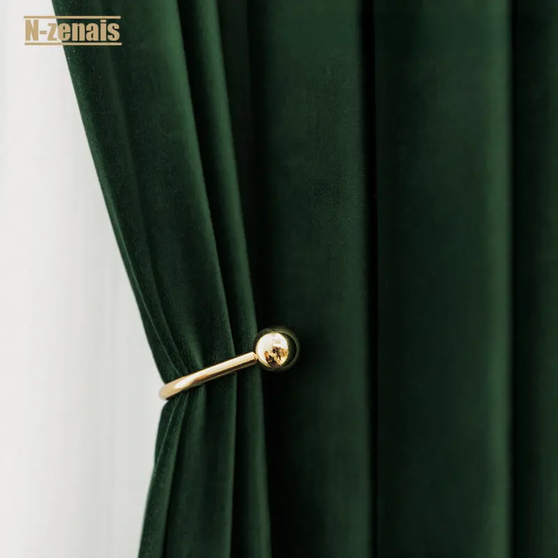 

Бархатные плотные роскошные шторы для гостиной, оливково-зеленые, темно-синие, винтажные, для столовой, спальни, сплошной цвет, домашний декор на заказ