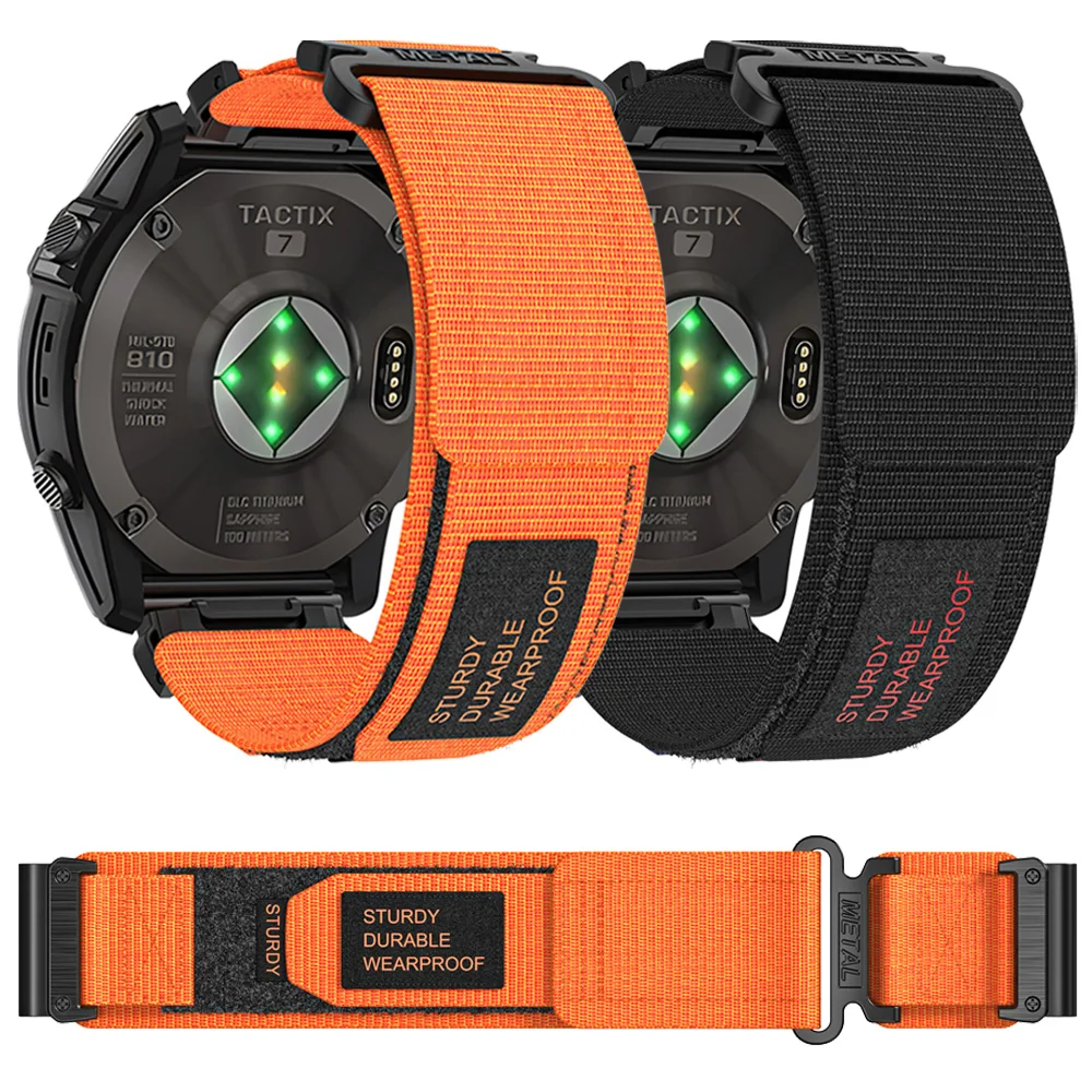 Quickfit Nylon Strap For Garmin Forerunner 965 955 945 Sports Bracelet Approach S70 S62 S60 Instinct 2 Band 22mm 26mm Accessorie