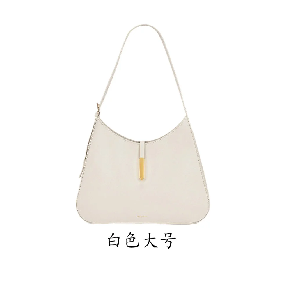 حقيبة كتف نسائية عصرية وبسيطة ذات سعة كبيرة وحقيبة كتف محمولة باليد #4