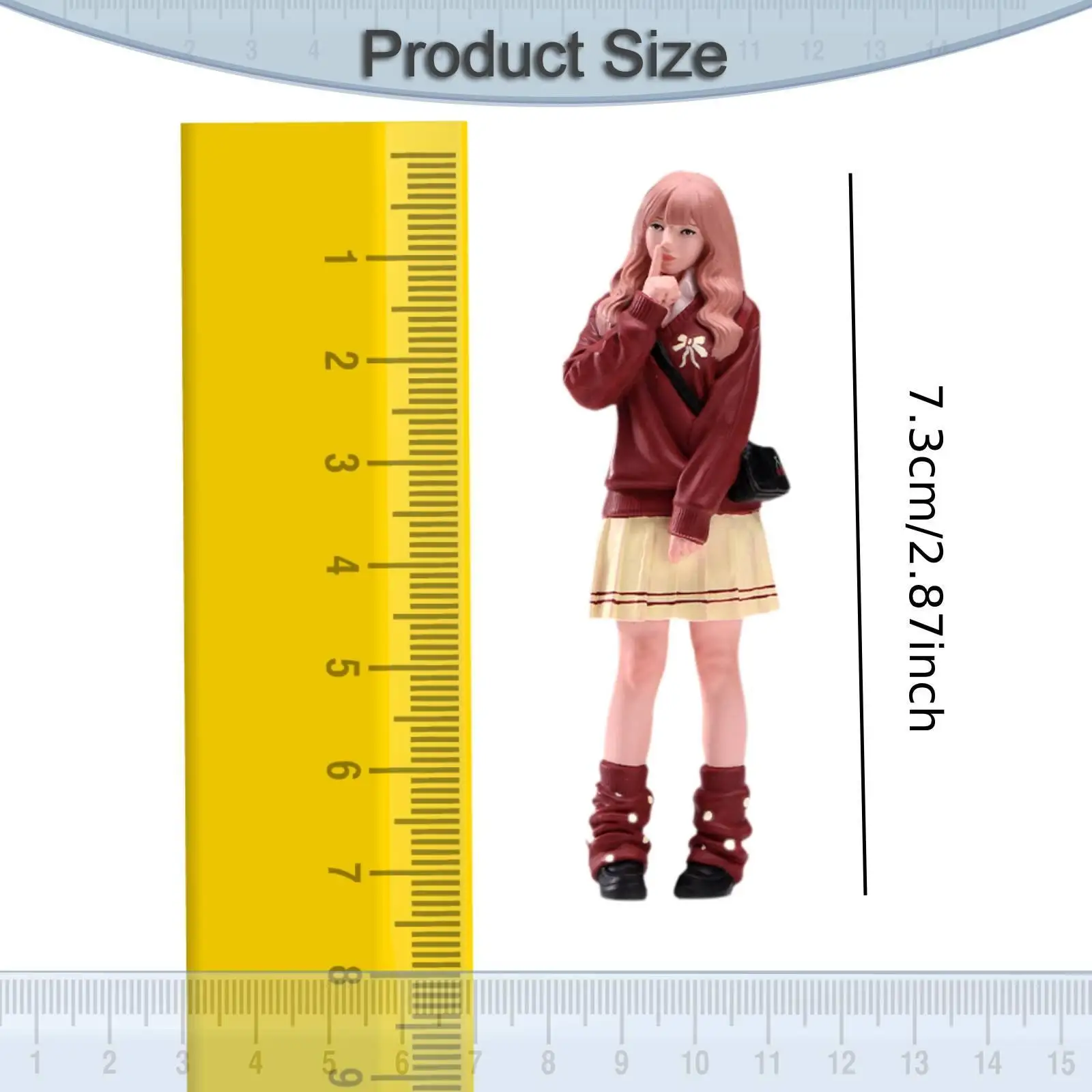 1-24-scale-figure-resin-figurine-girl-with-pink-hair-sand-table-layout-decoration-dioramas-casual-hand-painted-display-model