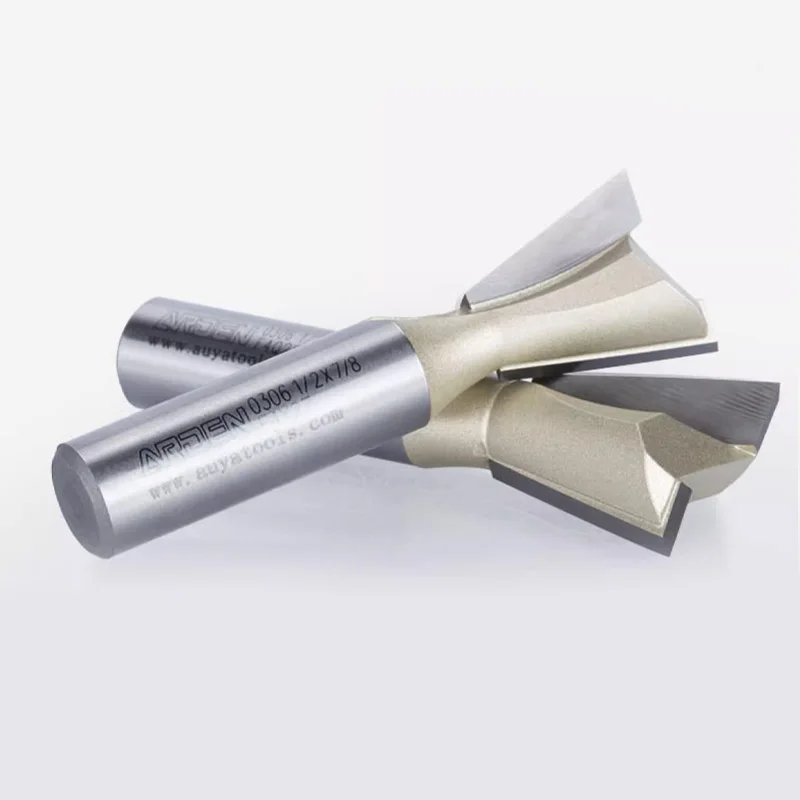 Arden Two Flutes Professional Dovetail Cutter Without Spur Dovetail Joints For Wood High Quality Woodworking Router Bits