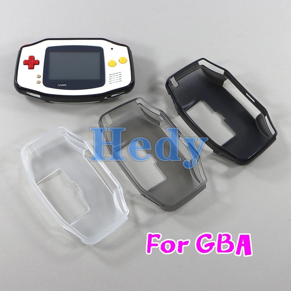 10 szt. Przezroczysty TPU Gamepad futerał ochronny do GBC GBA ochrona powłoki przezroczysta obudowa do Gameboy kolorowe akcesoria