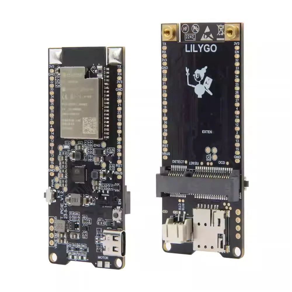 LILYGO® T-PCIE ESP32 PMU 2G 3G NB-IoT 4G CAT1 CAT4 GPS Development Board
