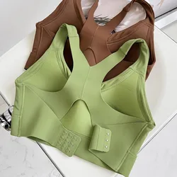 Fixed Chest Pad High Support Gym Bra With Legging  Fitness Suit Women's Naked Feeling Yoga Sports Set