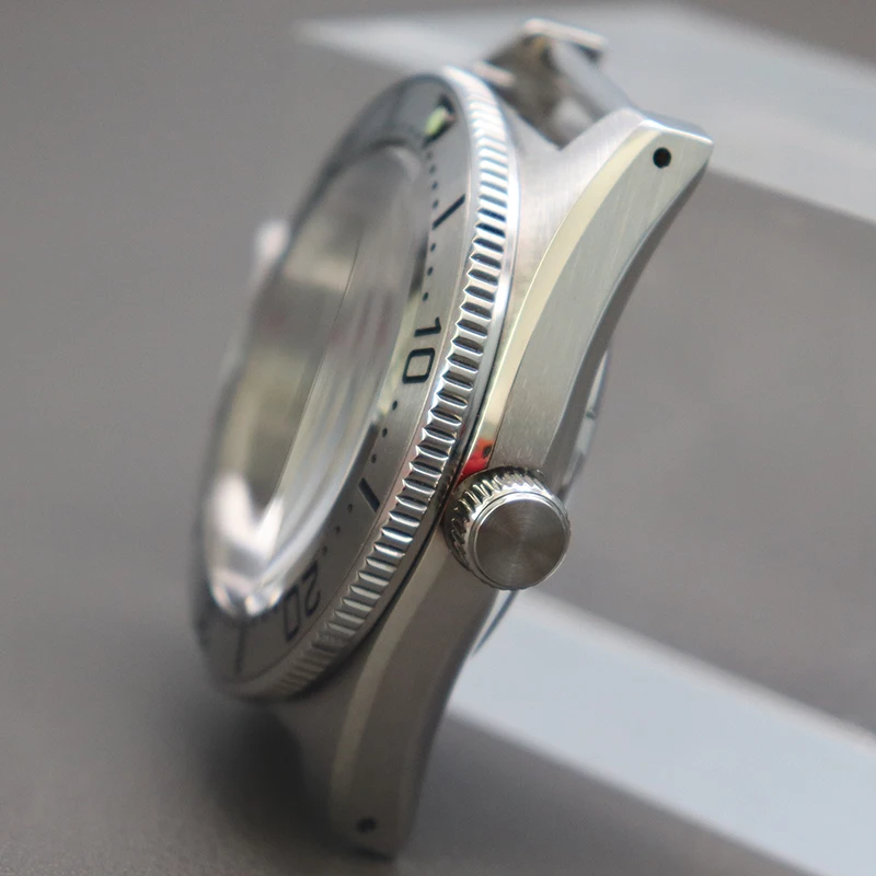 40.5MM Luxury SPB143J1/SPB253J1 Watch Case Sapphire Glass For NH34 NH35 NH36/38 Movement Black Tiger Whale Mod Parts 28.5mm Dial