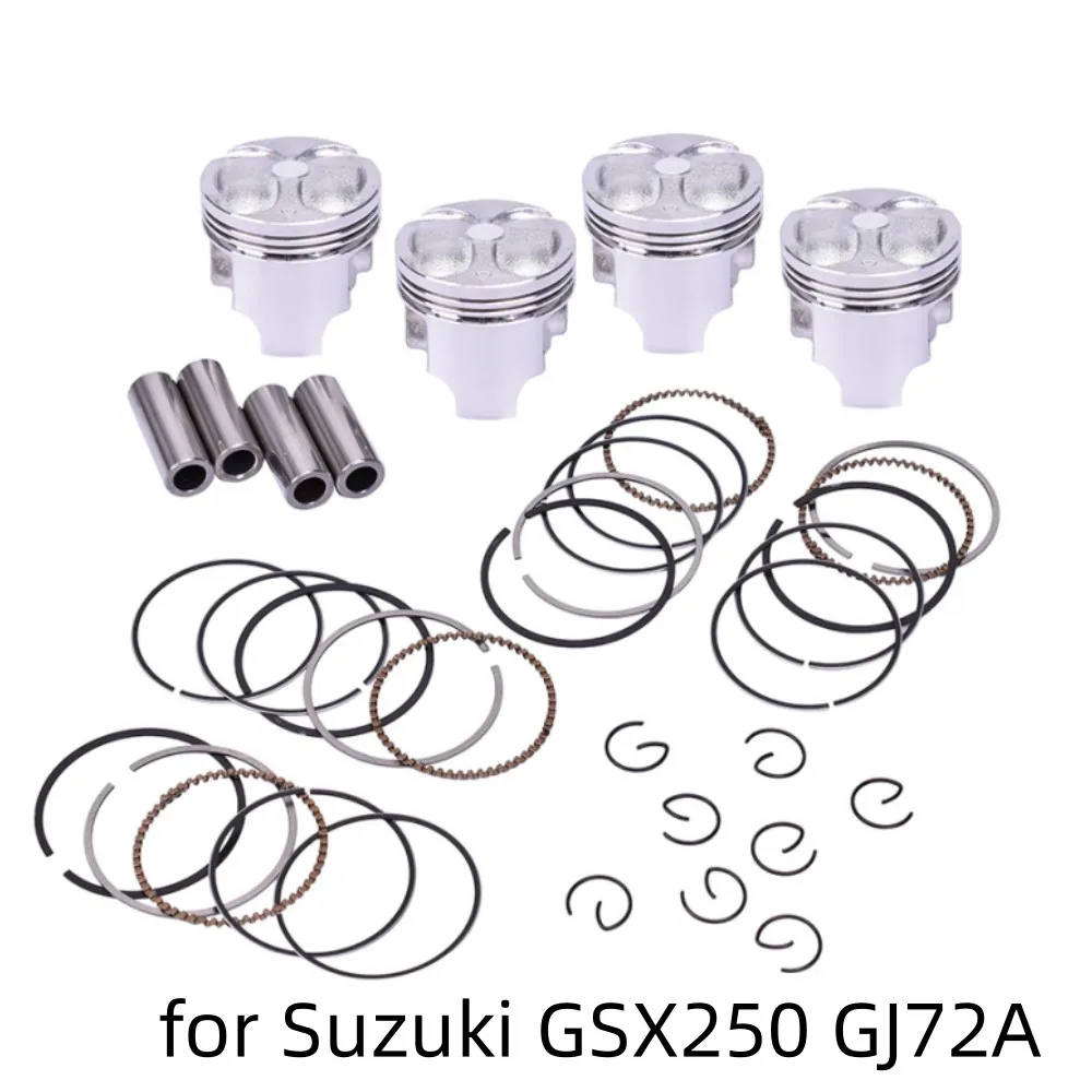 STD 49mm Pin 14mm Engine Piston Ring Kit 12140-05C00-000 For Suzuki GSX250 GJ72A GJ73A GJ74A GSX-R250 GSX250F GSF250 V Bandit