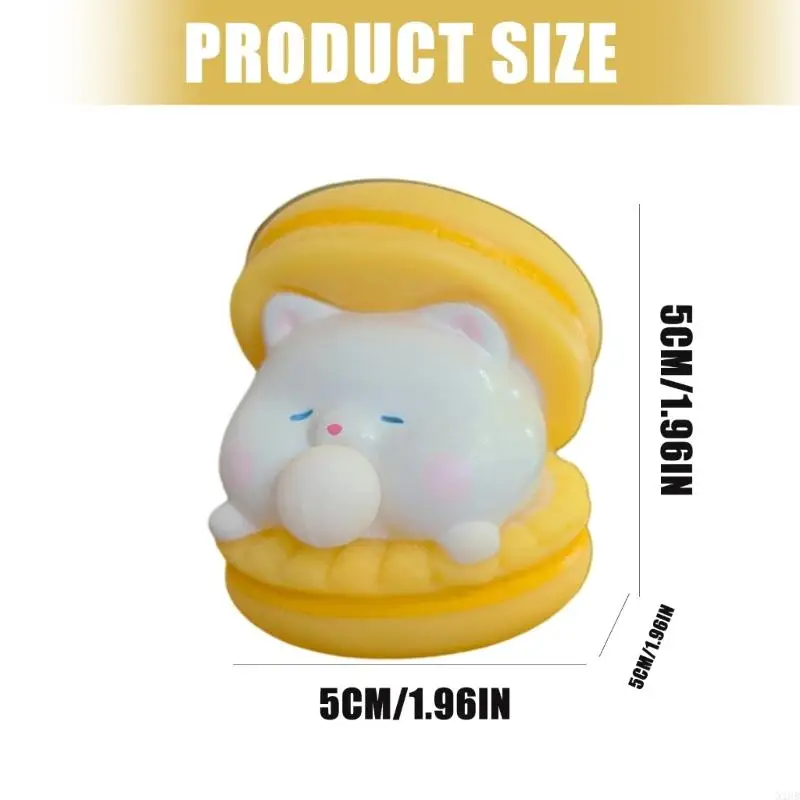 Soft bubble burger macaron serre jouet sûr