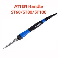 ATTEN ST60 ST80 ST100 Original Soldering Iron Handle 5 Pins Accessories Tools, Compatible for ST-60/80/100 Soldering Station