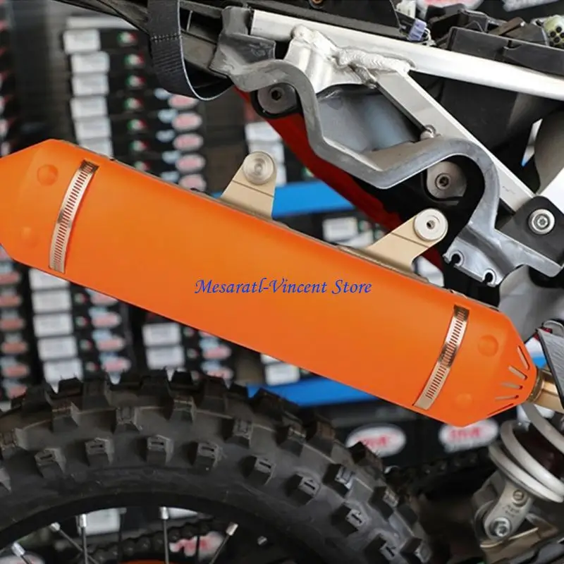 A70F Metall-Auspuff-Schalldämpferrohr heizt Schildabdeckungsschutz für EXC250/300-Motorräder – Detail 4