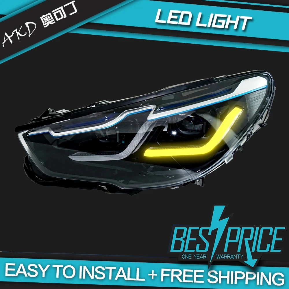 AKD Car Styling For BMW F07 5 Series GT 5GT LED Angel eye Headlight DRL Hid Head Lamp Bi Xenon Beam Automotive Accessories