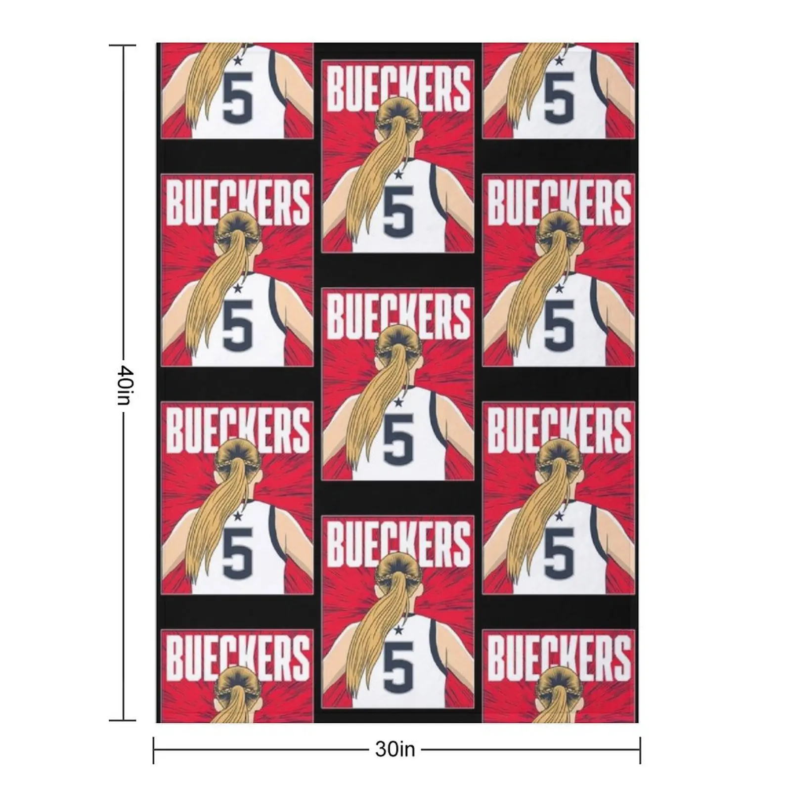 university basketball_paige-bueckers Throw Blanket Comforter Luxury Thicken Hairy For Decorative Sofa Blankets