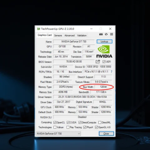 SRhonyra GT730 4GB Graphics Card,1080P GPU GDDR3 2HDMI 2 Monitor Display  PCI-E2.0 16X Low Profile,Computer GPU,1Year Warranty