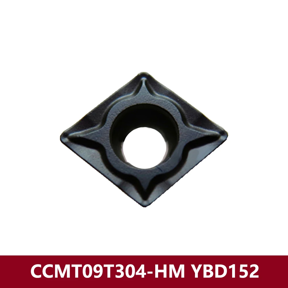 

Original CCMT09T304-HM YBD152 Carbide Inserts CCMT09T304 HM CCMT 09T304 CCMT3(2.5)1-HM CNC Lathe Cutter Tools Holder CCMT09T3