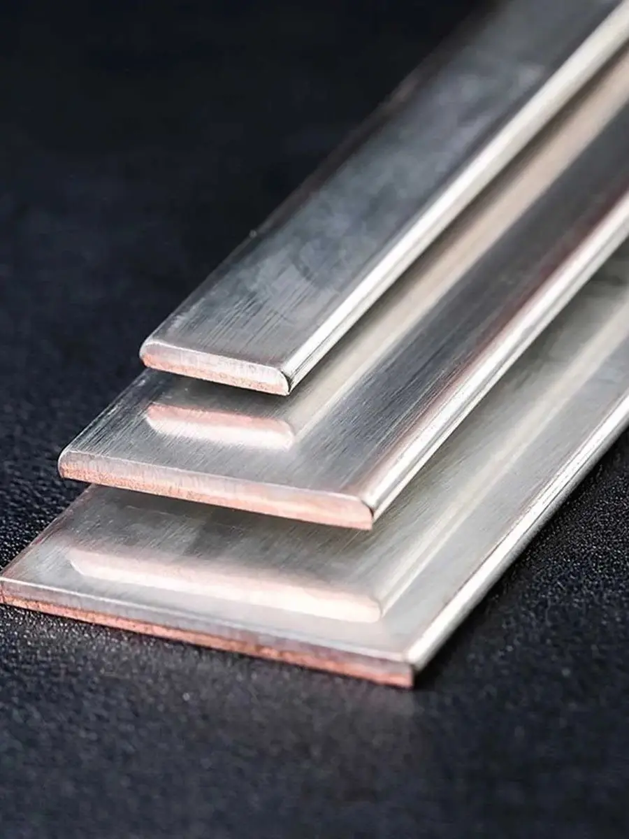 1 Stuks Lengte 500mm Vertind Koper Bar Paars Koper Platte Strip Dikte 2mm 3mm 4mm 5mm Geleidende Aardingsplaat Busbar - afbeelding 2