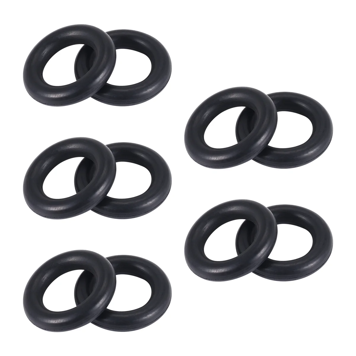 Durable 10 piezas de sellos de aceite de junta tórica de goma mecánica 15 mm x 9 mm x 3 mm