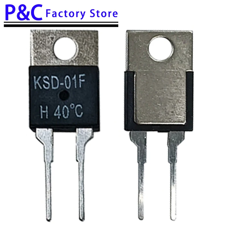 

2PCS KSD-01F/KSD01F 0-150Degree Normally Close/Open TO-220 Temperature Switch Thermostat Thermal Protector 5 70 75 45 60150