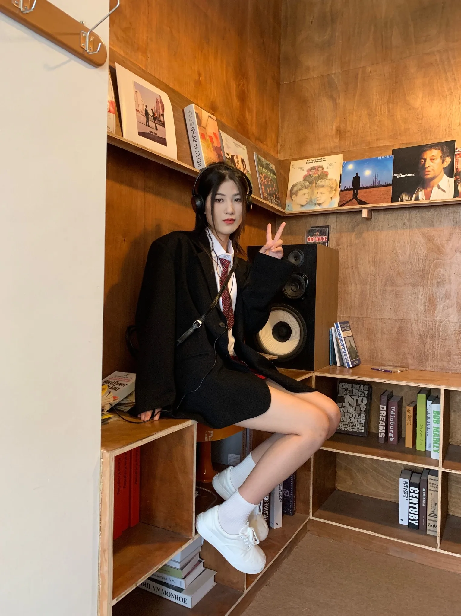 

Костюм-двойка Lisbore в клетку: свободный крой, качественная верхняя одежда, юбка с пэчворком, женский комплект для офиса, с длинными рукавами