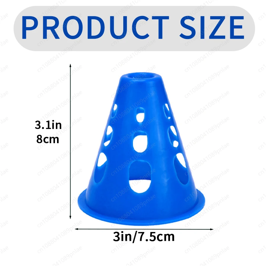 Hollow Design Roller Skate Pole, 8 cm High, 3 Inches in Diameter. Training/competition/entertainment Tool.
