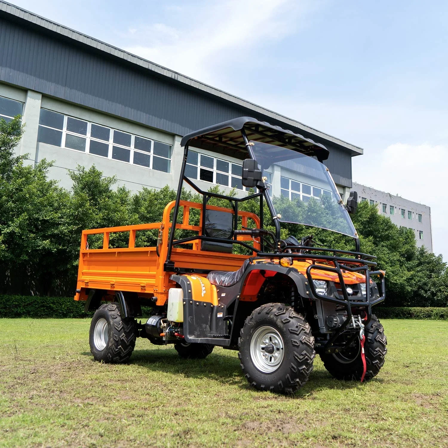 wholesale 250-300CC 4x4 All-terrain off-road vehicle with trailer/faster speed cargo farm atv with trailer