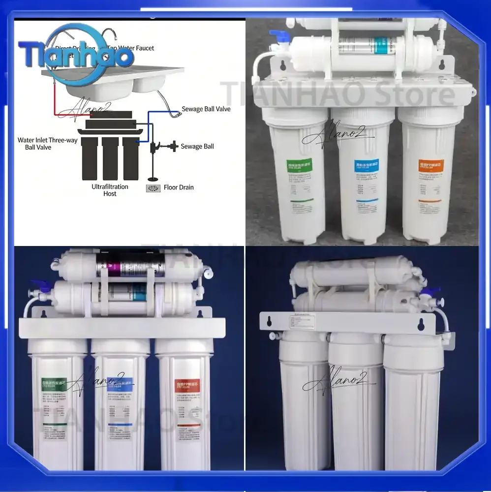 5-Stage 100GPD RO System for 2025 Model Under Sink Reverse Osmosis Water Filter for Home