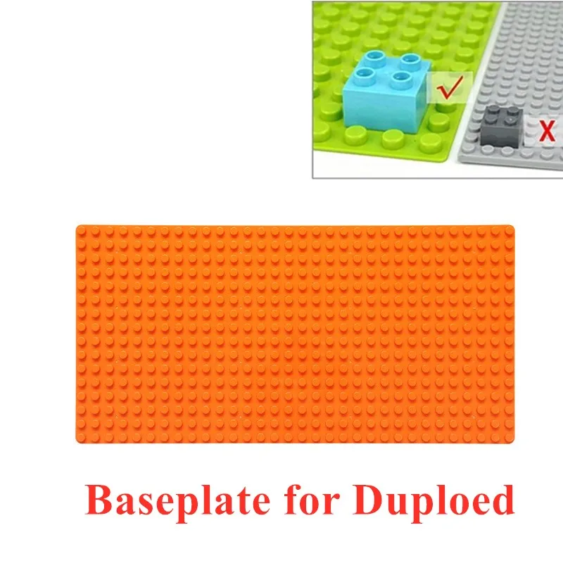 Bodemplaat 16*32 Dots Duploed Grote Basis Bouwstenen Grondplaat Bakstenen Klassieke Bakstenen Kinderen Speelgoed Compatibel met Merk Blokken