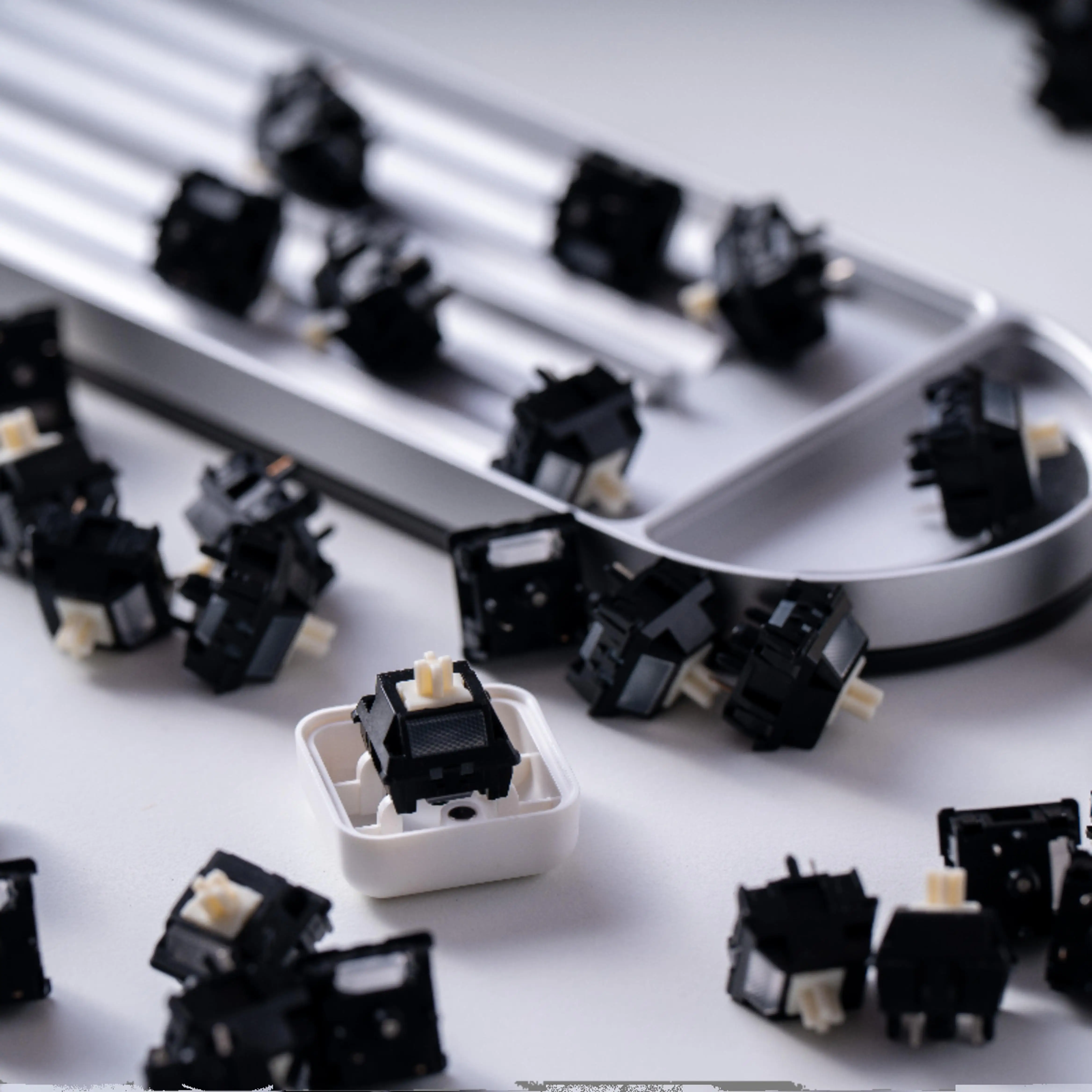 XLLAB Haimu Rock Switches Similar HP Advance Tactile Axis Customized Factory Lubricated Switch Accessory For Mechanical Keyboard