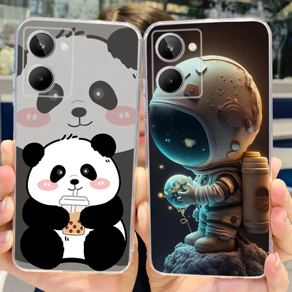 For Realme 10 4G Case Realme10 Pro New Fashion Painted Cover Soft Slim Phone Case For Realme 10 Pro Plus Realme10 Pro+ 5G Fundas