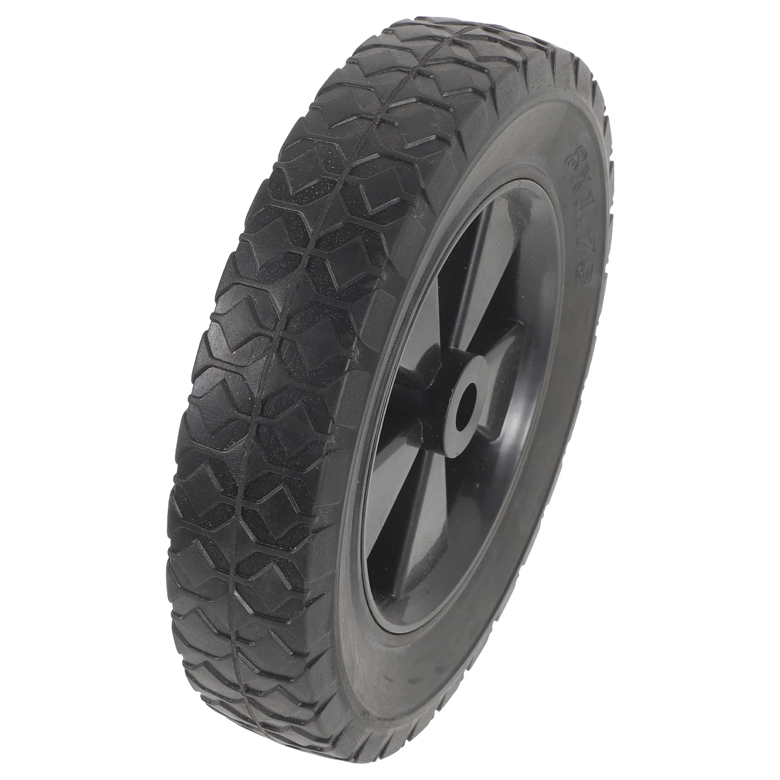 

1 Pair Rubber Wheel For Hand Truck Garden Cart Replacement Durable Solid Trolley Wheel Mower Wagon Wheelbarrow Caster Garden