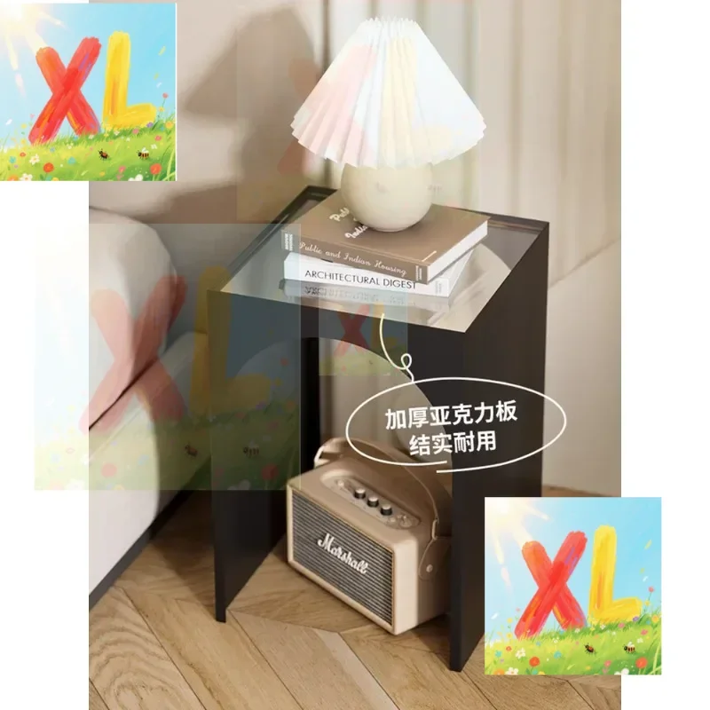 

Bedroom bedside table light luxury small apartment bedside table modern simple creative bedside table sofa edge few