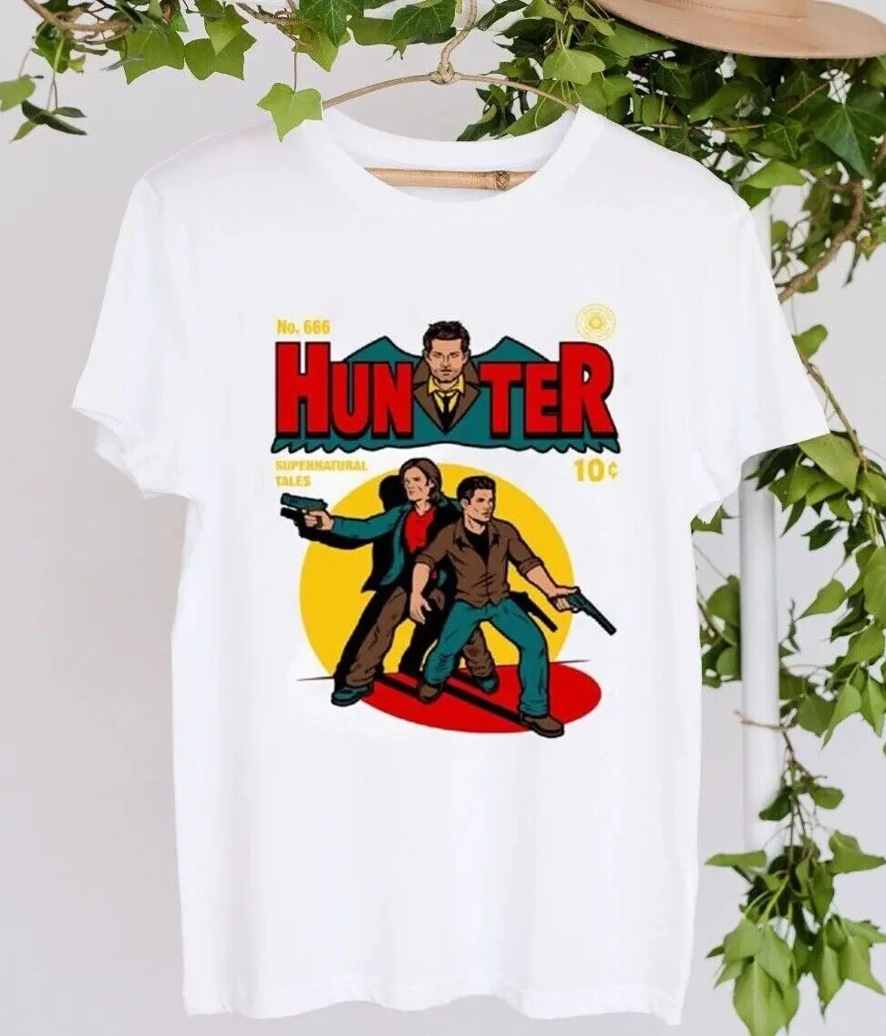 

Hunter Comic Vintage Supernatural Movie Dean Winchester Gift Cute Unisex T-shirt