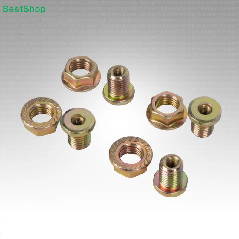 4pcs Anti Crash Windshield Visor Bolt Inner Bolt Motorcycle Modification Parts Windshield Fixing Flange Nut