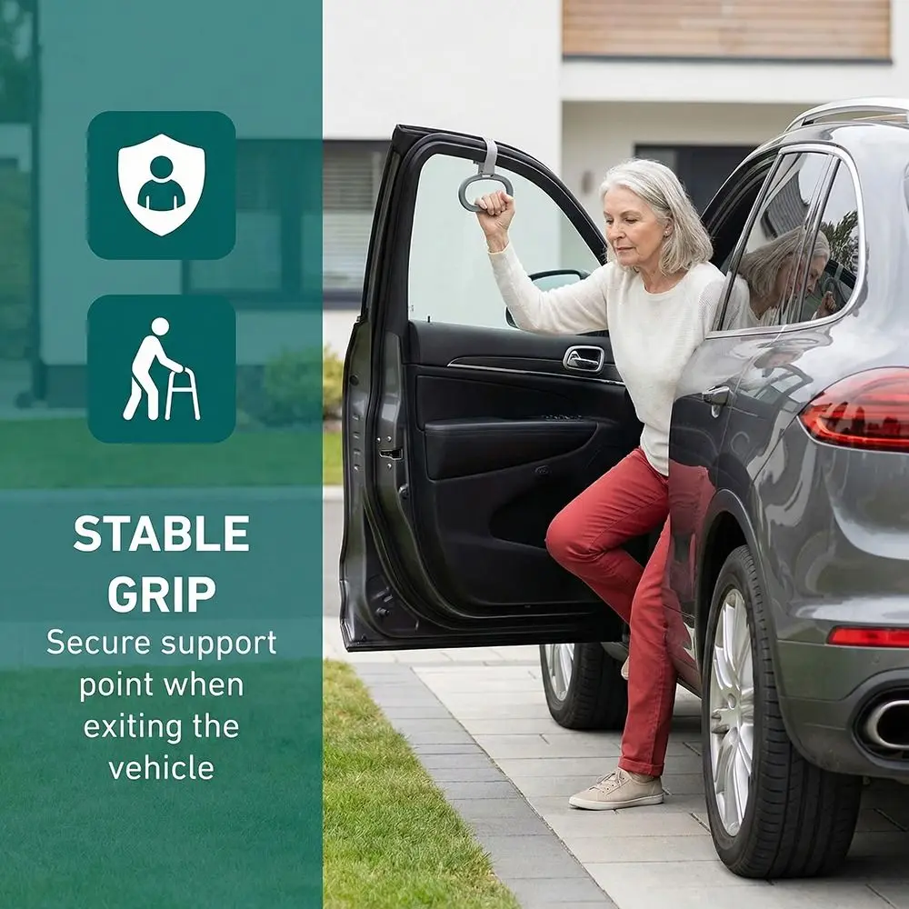 Adjustable Disabled Door Handle Bed Assist Strap Support Handle Elderly Car Assist Tool Standing Aid Safety Grip 5