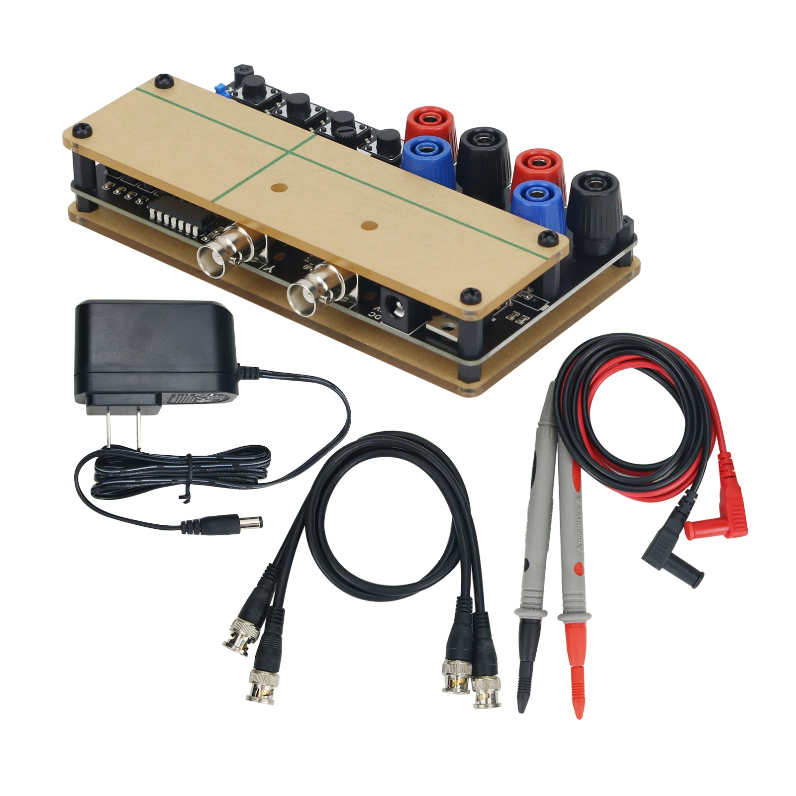 

VI Curve Tester Two-Channel Input (Acrylic Version Dual-Channel Display) Shows Four Test Frequencies