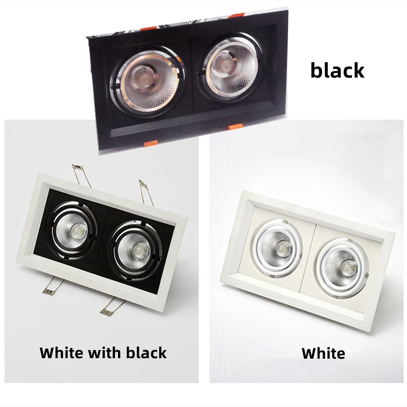 1Pcs square 5W10W 20W 30w AC85V-265V LED dimmable Ceiling Downlight Recessed LED lamp Spot light LED For Home Lighting 110V 220V