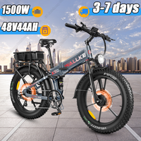 WALLKE X3 Pro MAX Foldable EBike 1500W Motor 48V44Ah Lithium Battery Off-Road Electric Bicycle AllTerrain Fat Tire Electric Bike