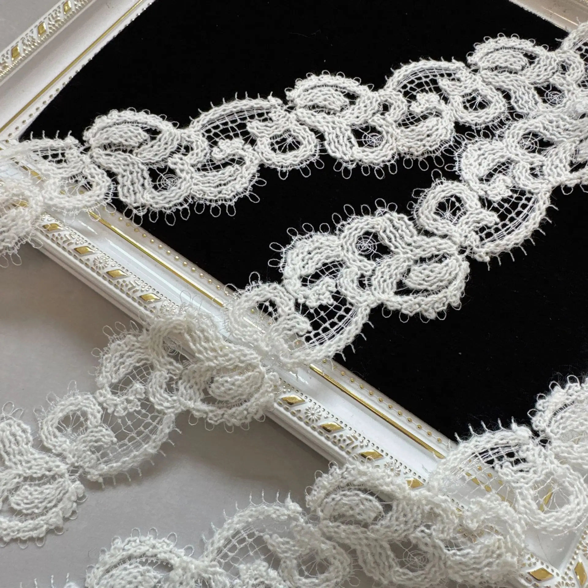 Accessories Fashion High Quality Fish Thread Hollow Lace Veil Wedding Dress Handmade Diy Accessories High Appearance Level