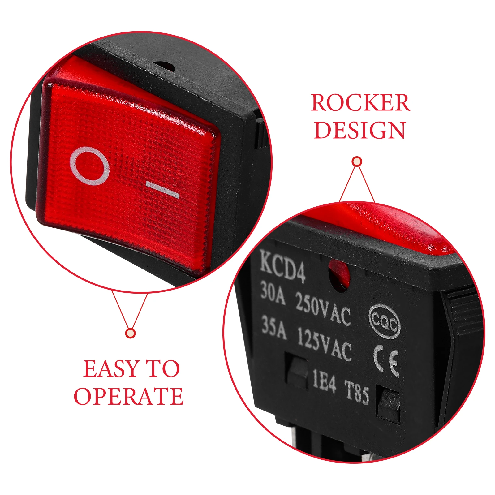 

Boat Lights Heavy Rocker Car 4 Position Toggle Toggle Switch Duty Replacement Marine Plastic Auto Relay Switch 30A 250V