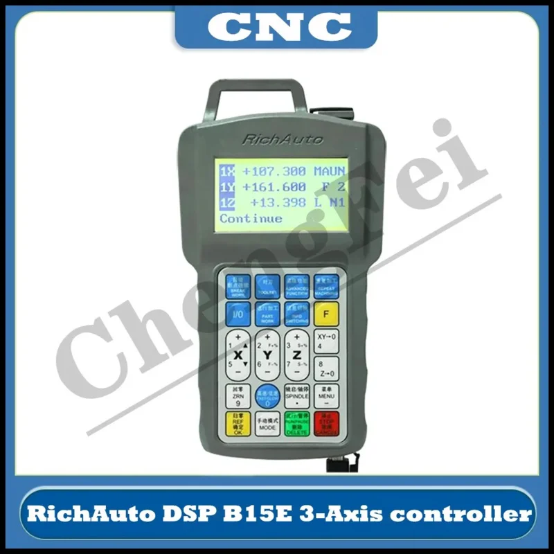 RichAuto DSP Cylindrical Multi-Axis CNC USB Controller B15E B15S 3axis Offline Motion Control System Cyclmotion