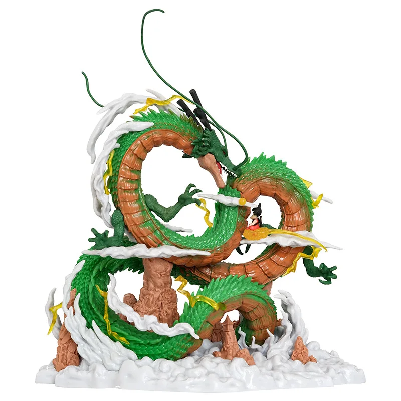 Figura de Anime Dragon Ball de 23cm, Goku Shenron, Estátua do Dragão Shenlong, Modelo em PVC, Figura de Ação para Coleção, Presente para Crianças
