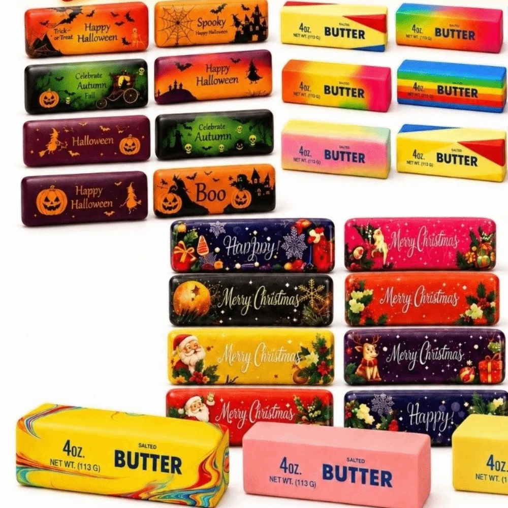 Slow Rebound Butter Sticks Squishy Toy Multiple Styles Slow Rising Butter Squishies Toy 14CM Butter Fidget Toy Kids Gifts