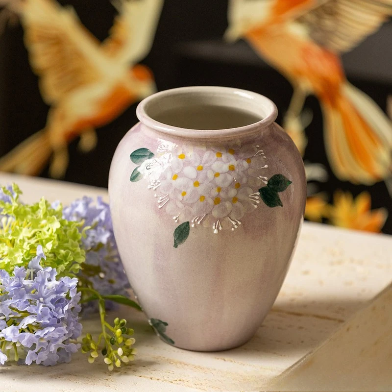 cxx ceramic light luxury emotional stability vase ornament living room flower arrangement modern ceramic pot