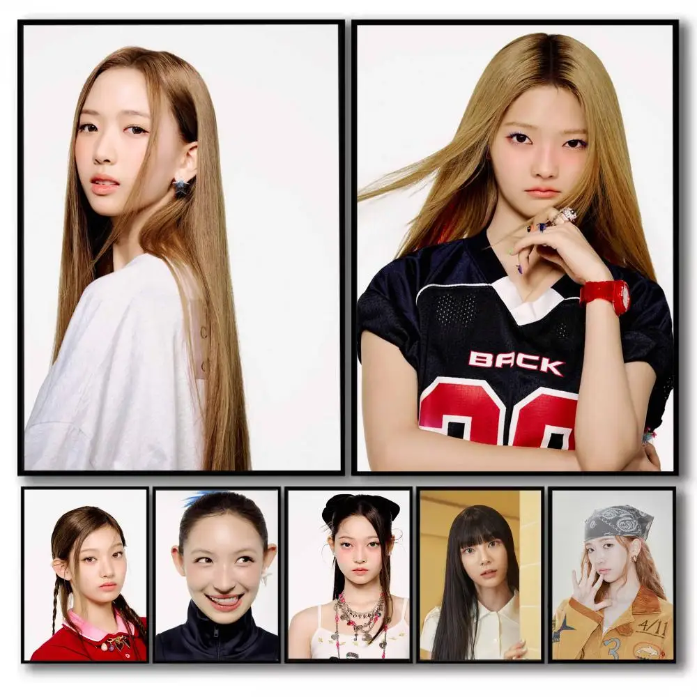 K-Pop Girl Group  T-TUIDE Poster PP Wall Decor Posters Celebrity Music Art Prints Bedroom Office Gift