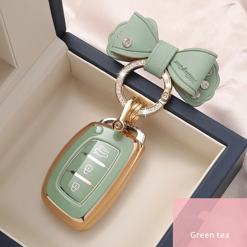 3 Buttons Soft Car Key Case Cover Key Bag For Hyundai Ix35 IX45 IX25 I10 I20 I30 HB20 Sonata Verna Solaris Santa Elantra Mistra