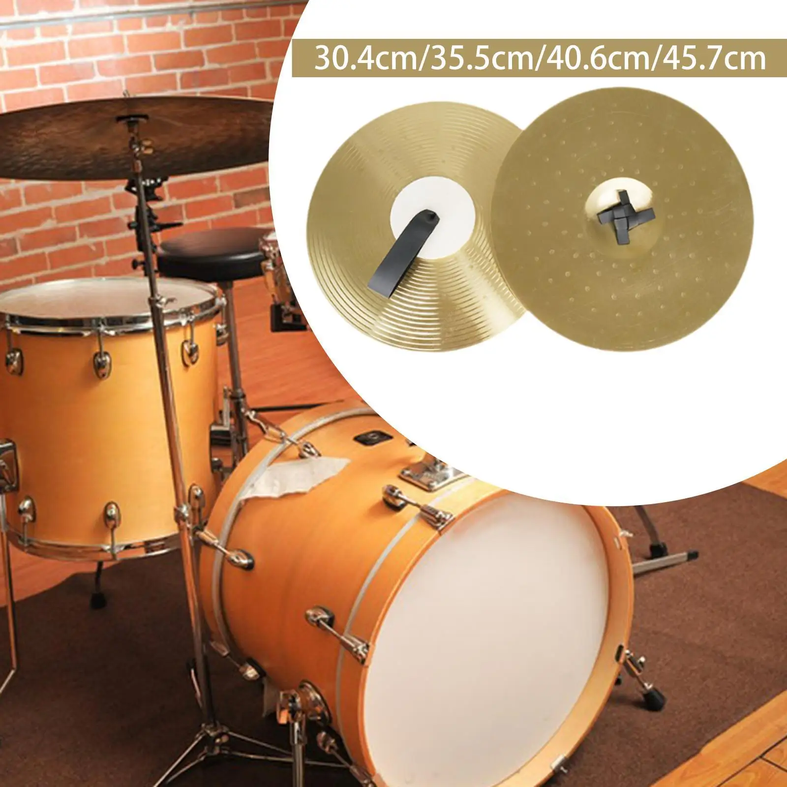 

Crash Cymbal Multipurpose for Music Festivals Stage Performance Children