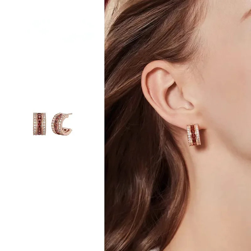 26 New Red Luck Rolling Pendant Light Luxury Temperament High Sense Clavicle Chain Versatile Elegant Niche Beaded Necklace