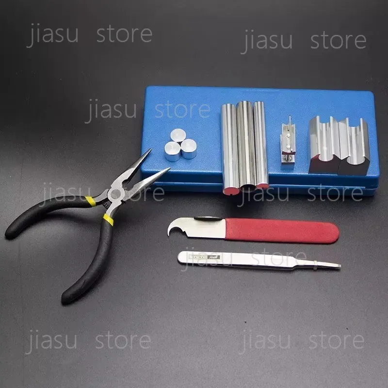 HUK Lock Repair Wrench Kit, Professional Locksmith Combination Spanner Tool Set for Lock Maintenance