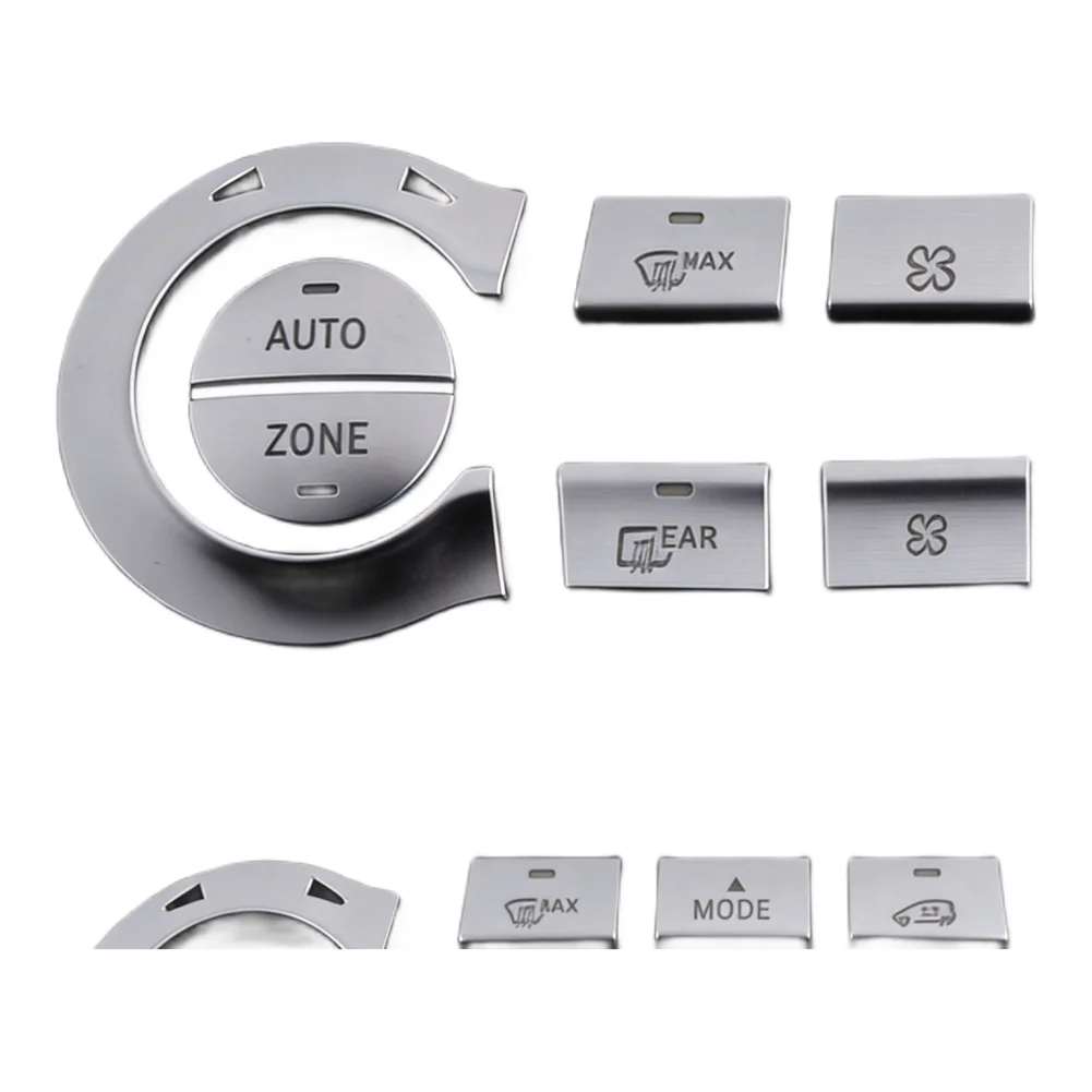 ABS Button Cover A C Button Trim Hassle-free Installation Process Robust ABS Material For Mercedes C117 For Mercedes X156