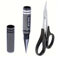 RC Car & Boat Assembly Tool Kit - 0-14mm Adjustable Hole Reamer with Sleeve & Bending Scissors - Durable Metal Construction