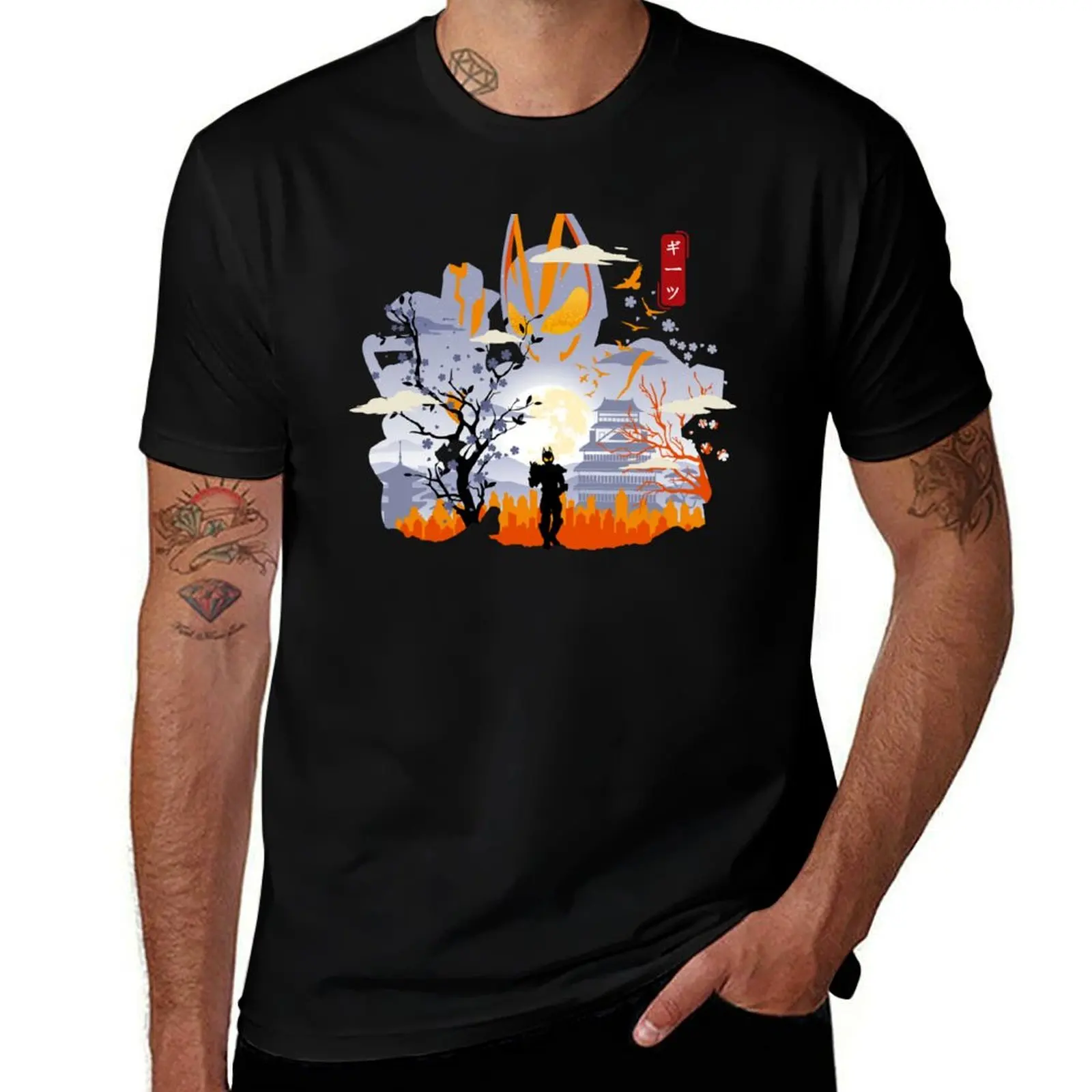 

Kitsune Geats T-Shirt t shirts designer printed t shirts for man t shirts for man graphic funny T-shirt