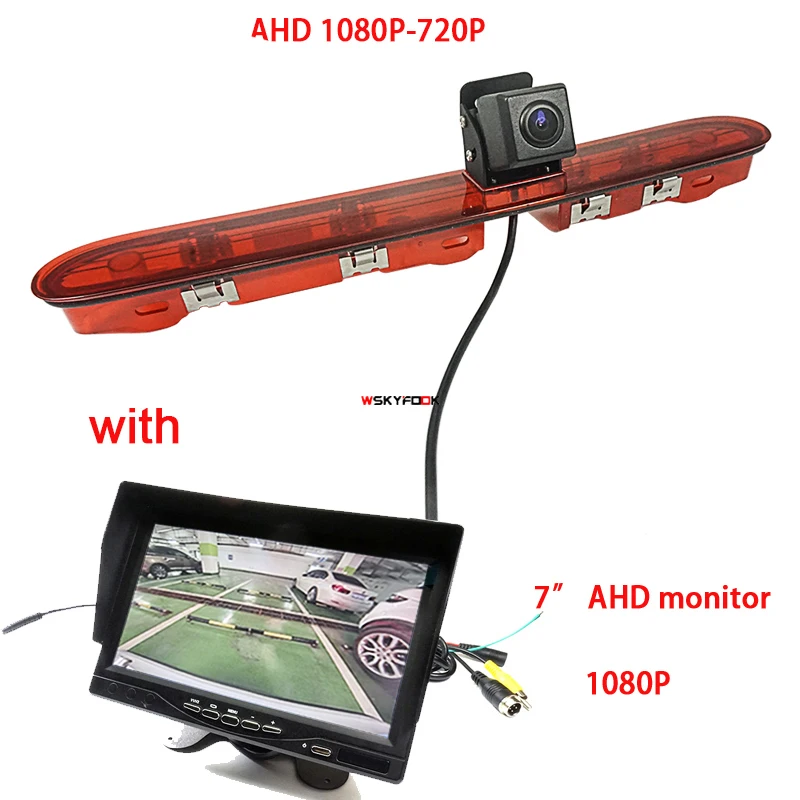 1920*1080P AHD car Brake Light Rear camera For Peugeot Expert Traveller Citroen Jumpy SpaceTourer Toyota ProAce (2016-Current)